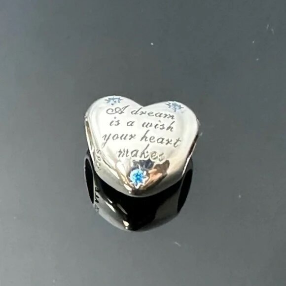 Pandora Jewelry - Pandora Disney, Cinderella Heart Wish 925 Ale with CZ Charm